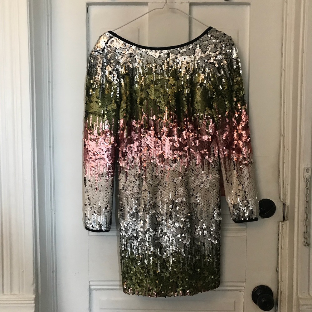Elizabeth and James Ombré Sequin Dress